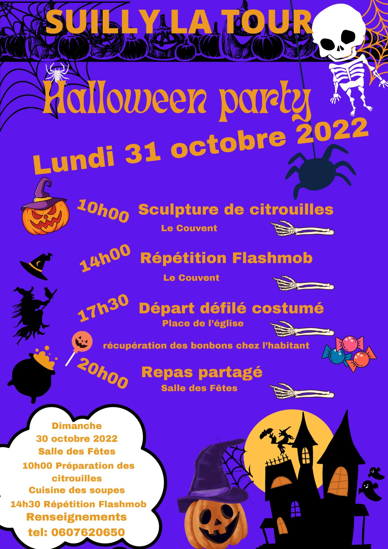 Halloween Party Suilly la Tour