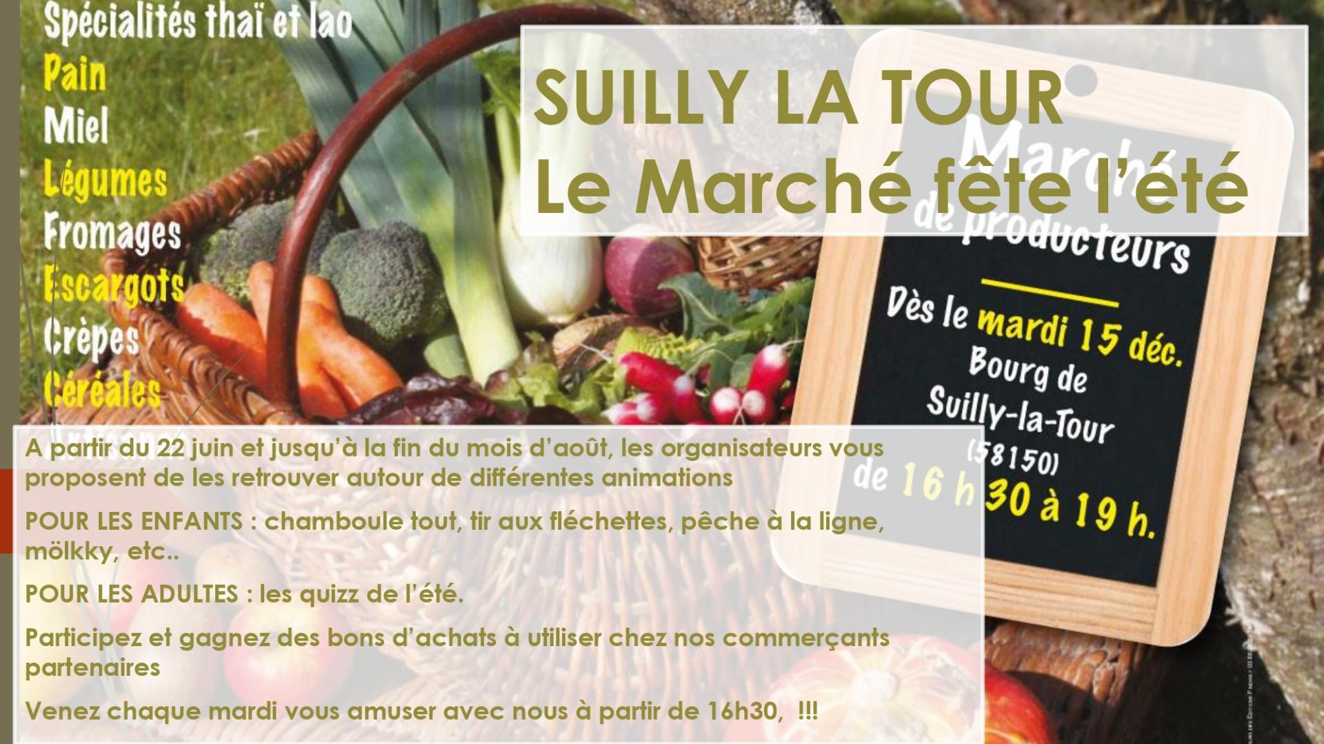 Marché Suilly la Tour